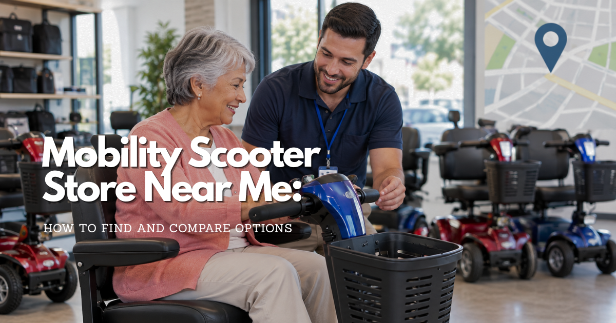 Mobility Scooter Store Near Me: How to Find and Compare Options