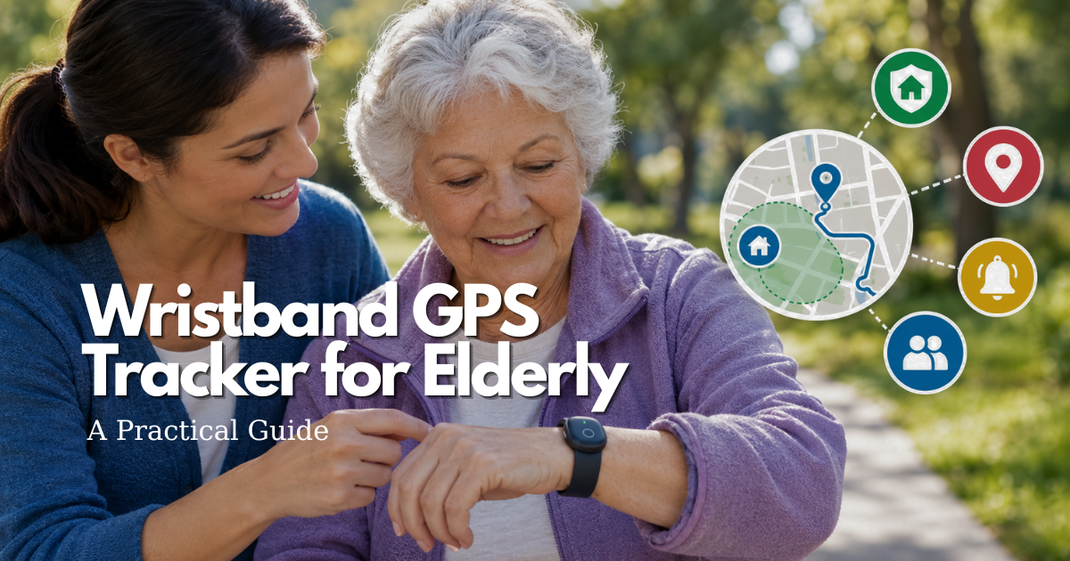 Wristband GPS Tracker for Elderly