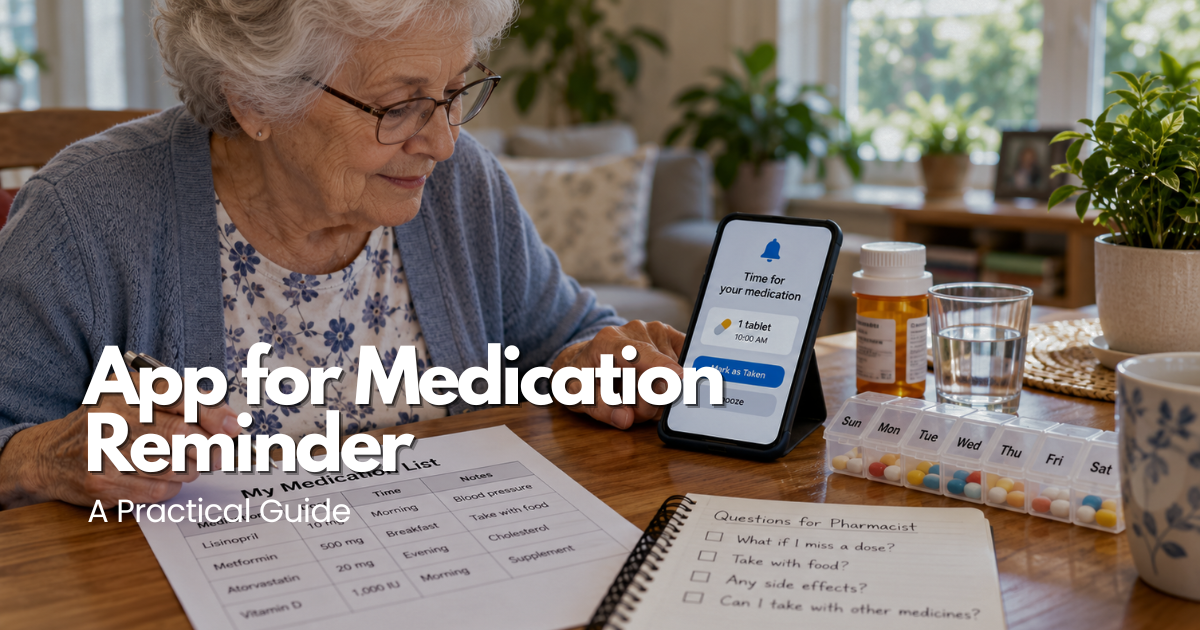 App for Medication Reminder