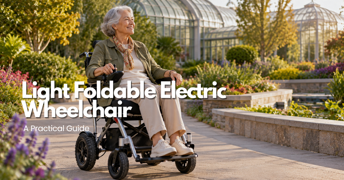 Light Foldable Electric Wheelchair